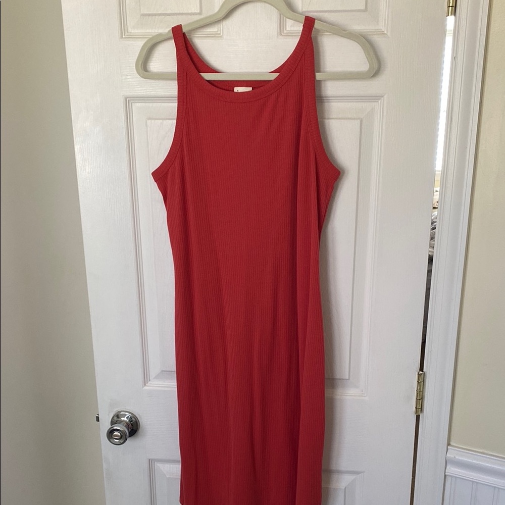 Sleeveless Red Dress